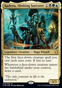 Kadena, Slinking Sorcerer C19-45 Mythic Good Englisch Foil