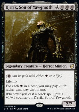 K'rrik, Son of Yawgmoth C19-18 Rare Good Englisch