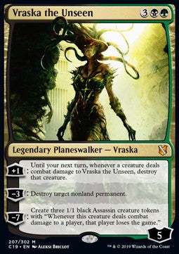 Vraska the Unseen C19-207 Mythic Near Mint Englisch