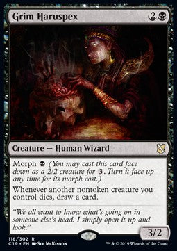 Grim Haruspex C19-118 Rare Near Mint Englisch