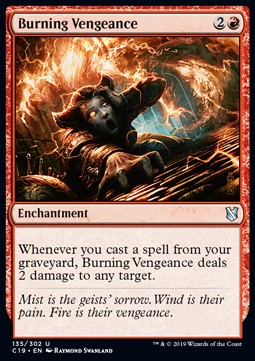 Burning Vengeance C19-135 Uncommon Near Mint Englisch