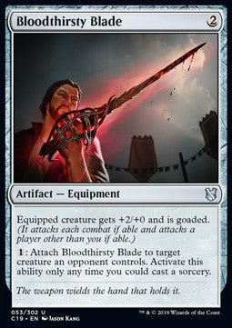 Bloodthirsty Blade C19-53 Uncommon Near Mint Englisch
