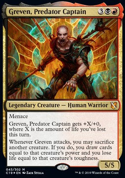 Greven, Predator Captain C19-43 Mythic Good Englisch Foil