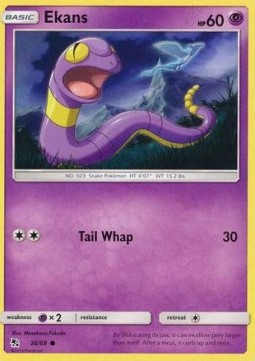 Ekans HIF-26 Common Boosterfrisch Englisch Reverse Holo