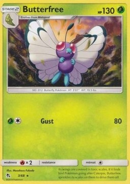 Butterfree HIF-3 Rare Near Mint Englisch Reverse Holo