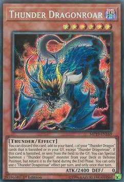 Donnerdrachen-Gebrüll MP19-169 Secret Rare Good Deutsch