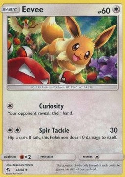 Eevee HIF-48 Holo Rare Excellent Englisch