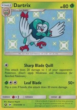Dartrix HIF-SV3 Holo Rare Near Mint Englisch
