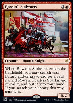Rowan's Stalwarts XELD-307 Rare Near Mint Englisch