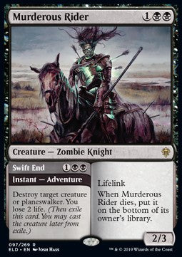 Murderous Rider // Swift End ELD-97 Rare Near Mint Englisch