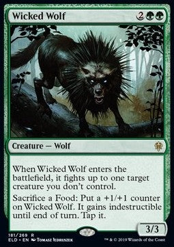 Wicked Wolf ELD-181 Rare Near Mint Englisch