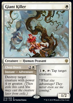 Giant Killer // Chop Down ELD-14 Rare Near Mint Englisch Foil