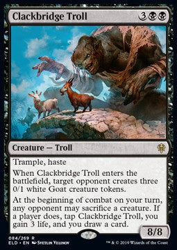 Clackbridge Troll ELD-84 Rare Near Mint Englisch Foil