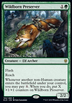 Wildborn Preserver ELD-182 Rare Near Mint Englisch Foil