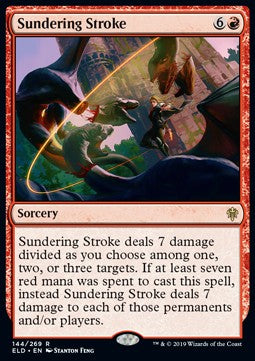 Sundering Stroke ELD-144 Rare Near Mint Englisch Foil