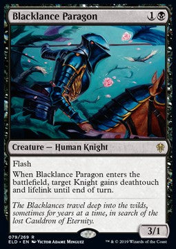 Blacklance Paragon ELD-79 Rare Near Mint Englisch Foil
