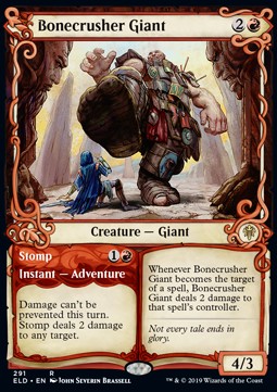 Bonecrusher Giant // Stomp XELD-291 Rare Excellent Englisch