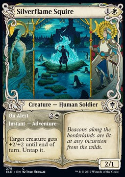 Silverflame Squire // On Alert XELD-279 Common Near Mint Englisch Foil