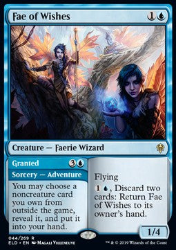 Fae of Wishes // Granted ELD-44 Rare Poor Englisch