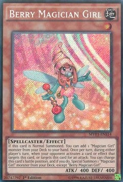 Beeren-Magier-Mädchen (V.3) MVP1-S14 Secret Rare Near Mint Deutsch 1. Auflage