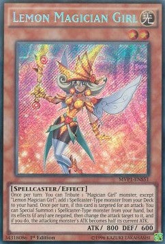Zitronen-Magier-Mädchen (V.3) MVP1-S51 Secret Rare Excellent Deutsch 1. Auflage