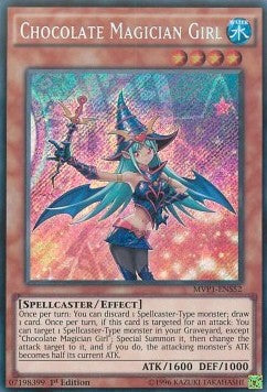Schokoladen-Magier-Mädchen (V.3) MVP1-S52 Secret Rare Near Mint Deutsch 1. Auflage