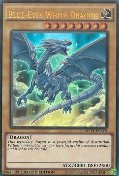 Blauäugiger w. Drache (V.6) MVP1-SV4 Ultra Rare Light Played Deutsch