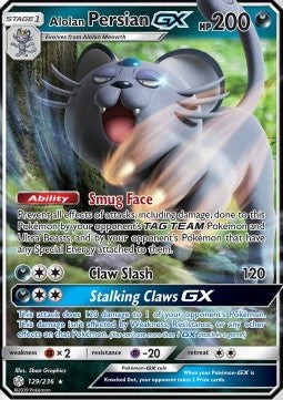 Alolan Snobilikat GX CEC-129 Ultra Rare Light Played Deutsch