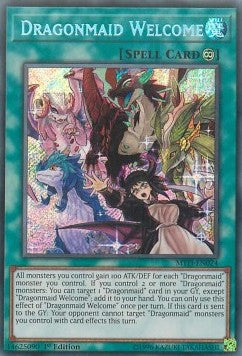 Begrüßung der Drachenmädchen MYFI-024 Secret Rare Near Mint Deutsch 1. Auflage