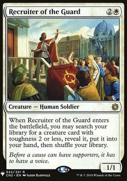 Recruiter of the Guard MYS-22 Rare Near Mint Englisch