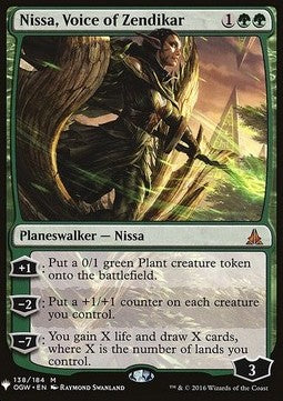 Nissa, Voice of Zendikar MYS-138 Mythic Excellent Englisch
