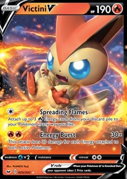 Victini V SSH-25 Ultra Rare Excellent Deutsch