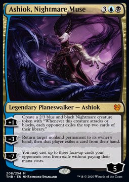 Ashiok, Nightmare Muse THB-208 Mythic Excellent Englisch