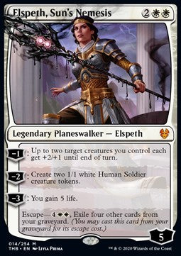 Elspeth, Sun's Nemesis THB-14 Mythic Near Mint Englisch Foil