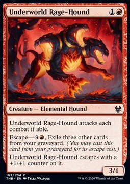 Underworld Rage-Hound THB-163 Common Excellent Englisch