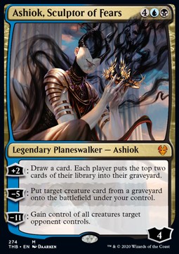 Ashiok, Sculptor of Fears XTHB-274 Mythic Near Mint Englisch