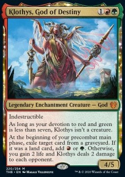 Klothys, God of Destiny THB-220 Mythic Near Mint Englisch Foil