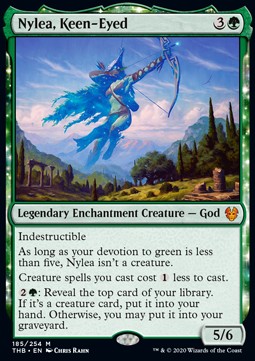 Nylea, Keen-Eyed THB-185 Mythic Excellent Englisch