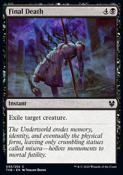 Final Death THB-95 Common Excellent Englisch Foil