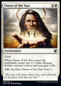 Omen of the Sun THB-30 Common Good Englisch