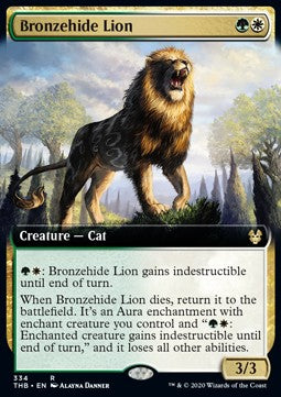 Bronzehide Lion XTHB-334 Rare Excellent Englisch
