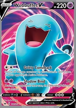 Wobbuffet V SSH-191 Ultra Rare Excellent Englisch