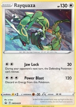 Rayquaza SWSH-029 Promo Excellent Englisch