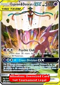 Psiana & Deoxys GX SM-SM240 Oversized Near Mint Deutsch