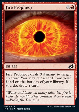 Feurige Prophezeiung IKO-116 Common Near Mint Deutsch