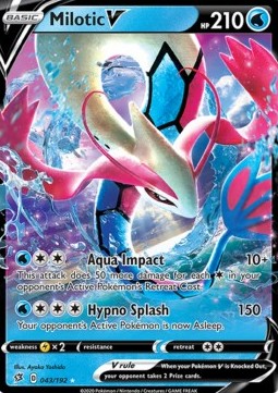 Milotic V RCL-43 Ultra Rare Light Played Deutsch