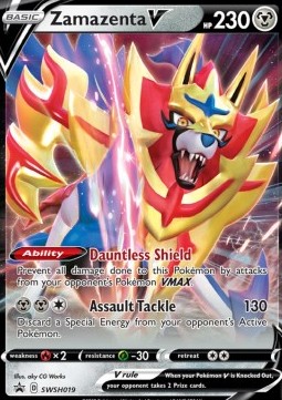 Zamazenta V SWSH-019 Promo Excellent Deutsch