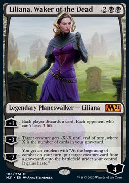 Liliana, Waker of the Dead M21-108 Mythic Excellent Englisch