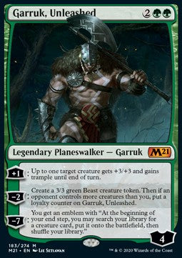 Garruk, Unleashed M21-183 Mythic Near Mint Englisch
