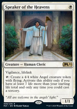 Speaker of the Heavens M21-38 Rare Excellent Englisch